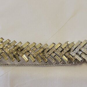 Vintage Trifari Rhinestone Bracelet